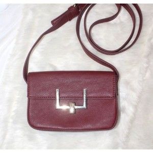 Forever 21 Maroon Mini Crossbody Bag